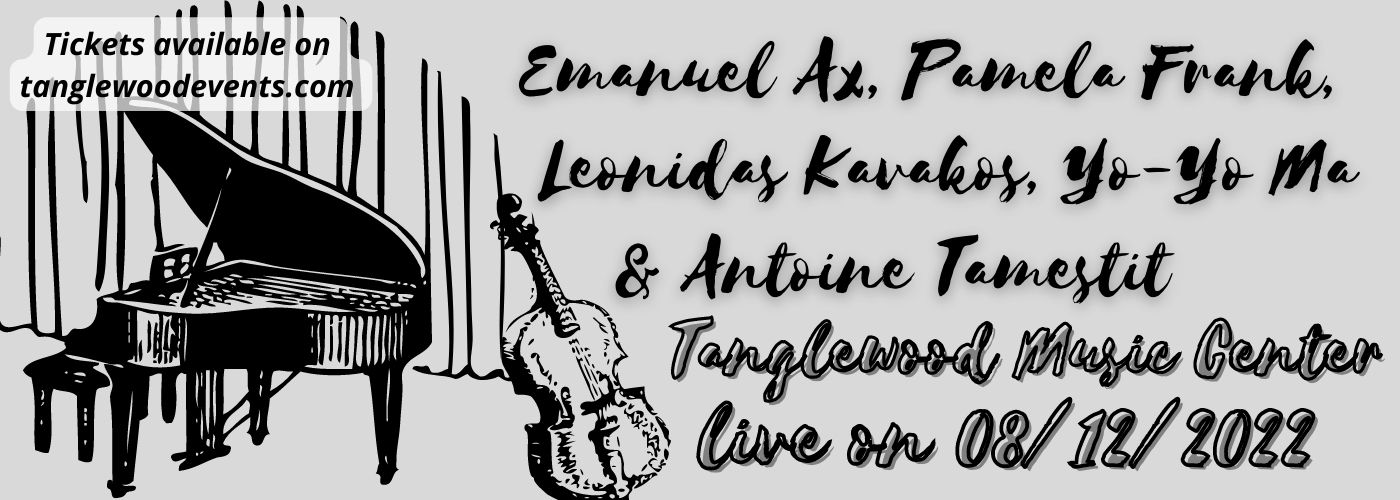 Emanuel Ax, Pamela Frank, Leonidas Kavakos, Antoine Tamestit & Yo-Yo Ma at Tanglewood Music Center